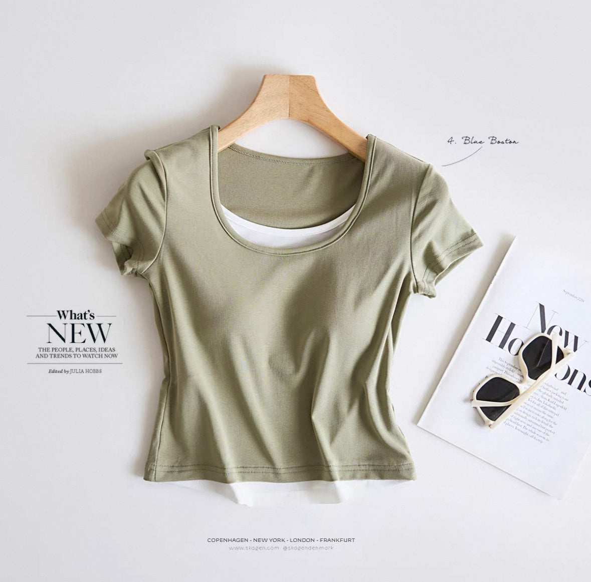 Sydney Built-In Bra T-Shirt